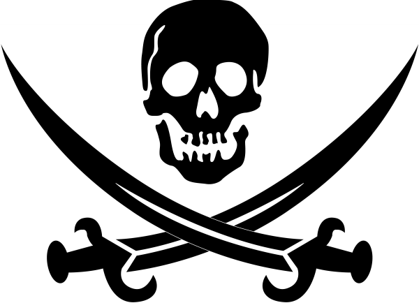 Весёлый Роджер знак пирата
