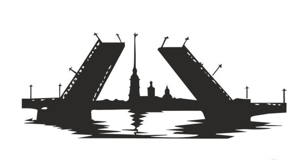 Силуэты Санкт-Петербурга Петропавловская крепость