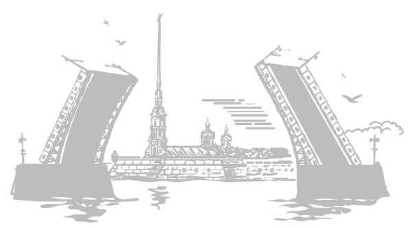 Чайный сервиз форма Банкетная рисунок Мосты Санкт-Петербурга 6/20 ЛФЗ