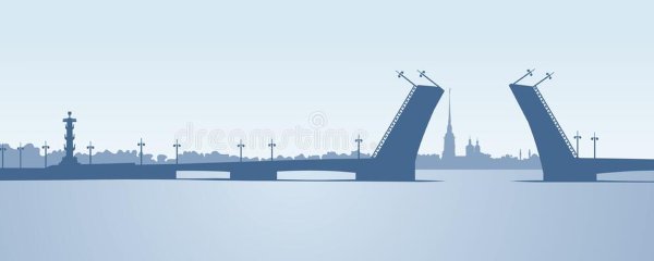 Силуэт Санкт-Петербурга