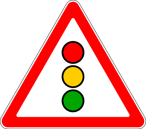 Знак 1.8 светофорное регулирование