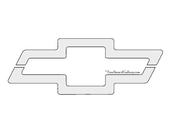 Chevrolet трафарет