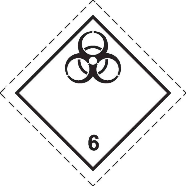 Знак опасности 6.1 токсичные вещества