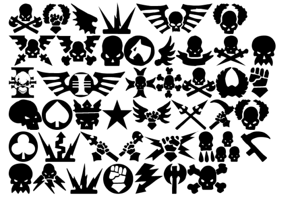 Warhammer 40000 символика Космодесанта