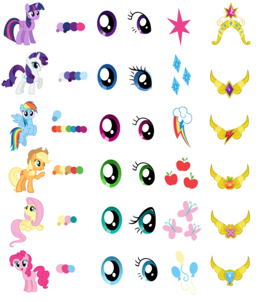 My little Pony знаки отличия