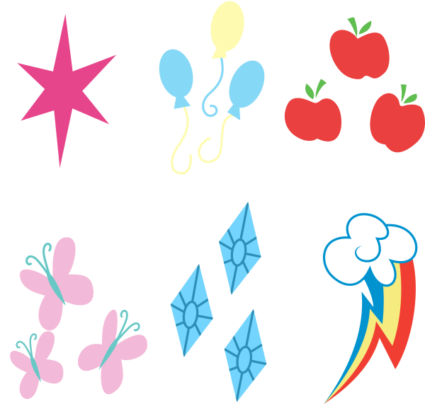 МЛП кьютимарки