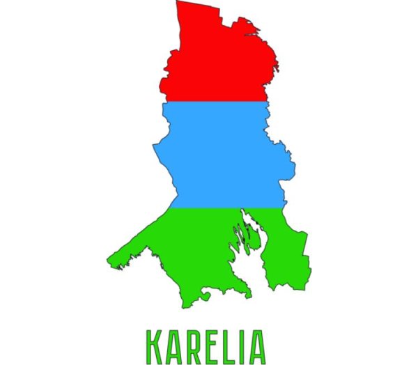 Карелия на карте