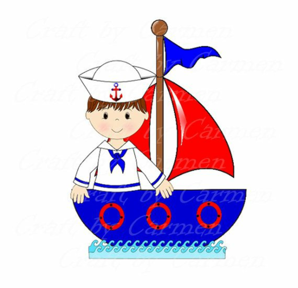 Морячок на корабле для детей