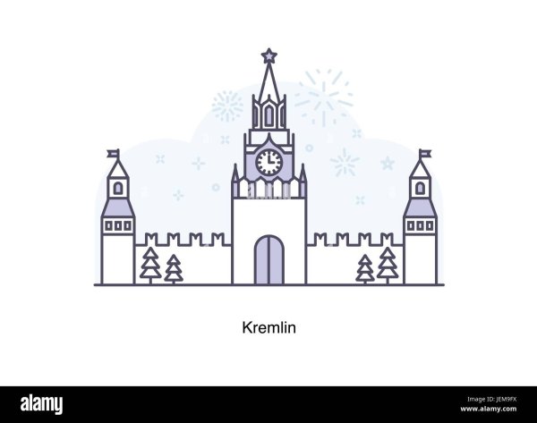 Московский Кремль раскраска для детей