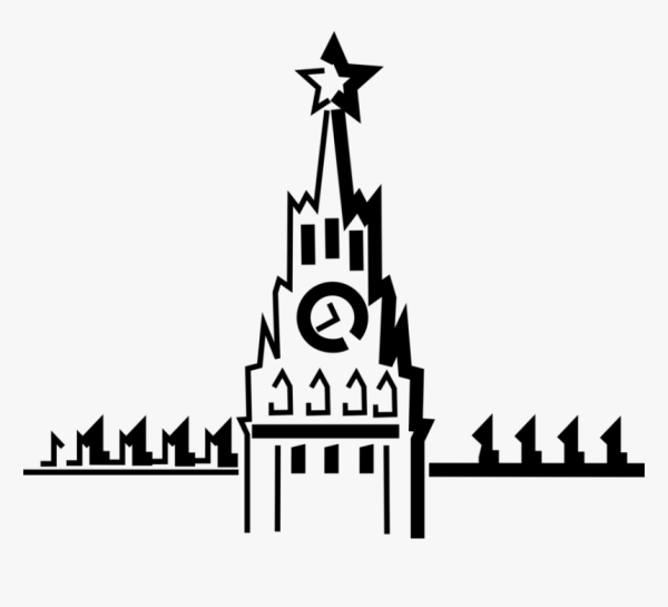 Спасская башня Кремля вектор