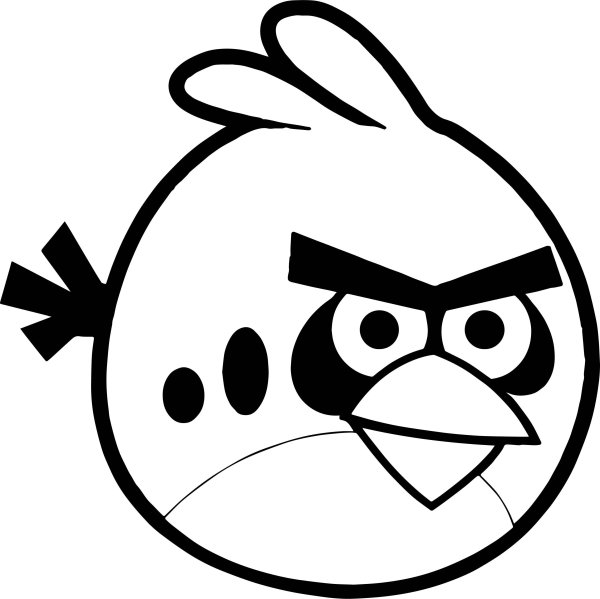 Angry Birds раскраска