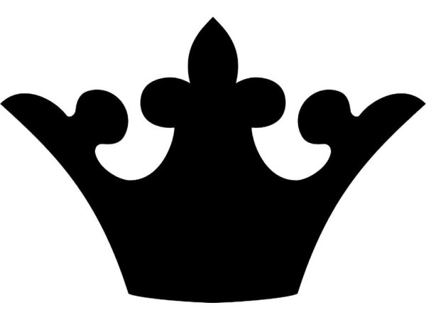 Корона трафарет