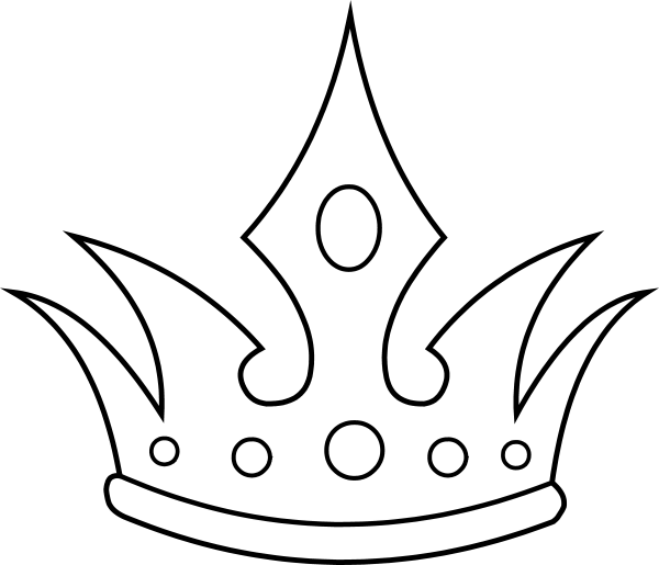 Корона трафарет