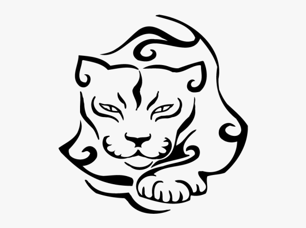Трафарет пантеры