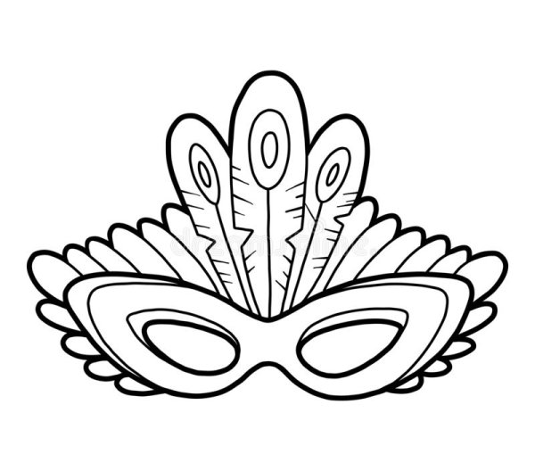 Маска павлина