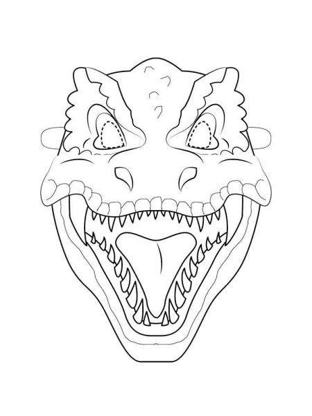 Маска t-Rex Тираннозавр