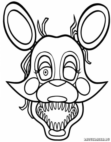 FNAF маска фредираскраска