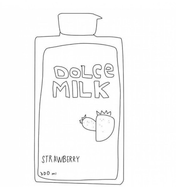 Раскраска Дольче Milk