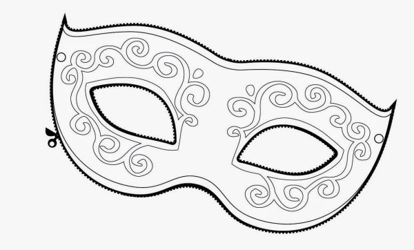 Трафареты маска для лица (43 фото)