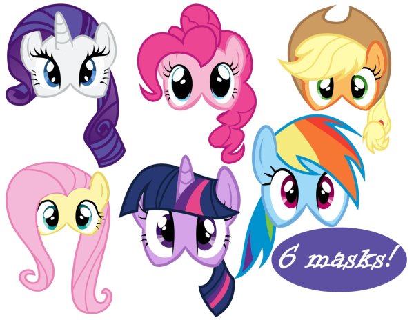 Маска my little Pony