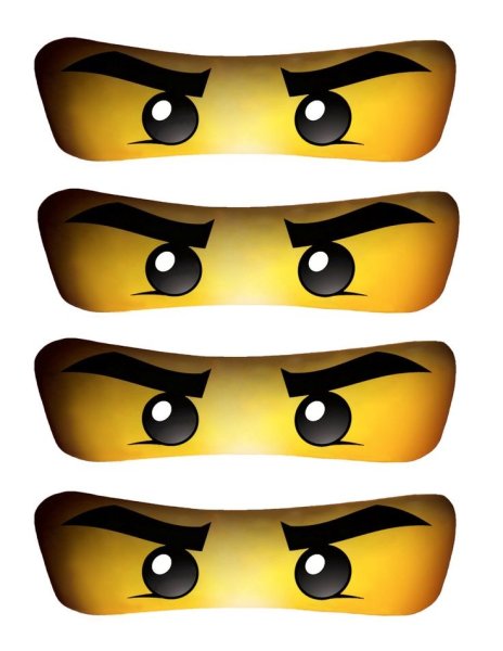 LEGO Ninjago глаза