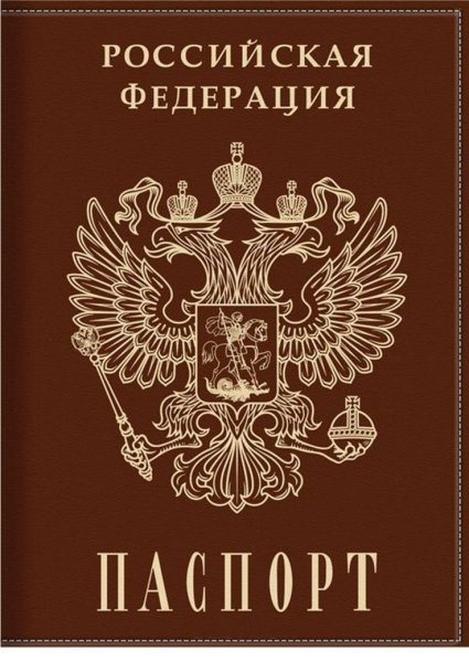 Паспорт РФ обложка