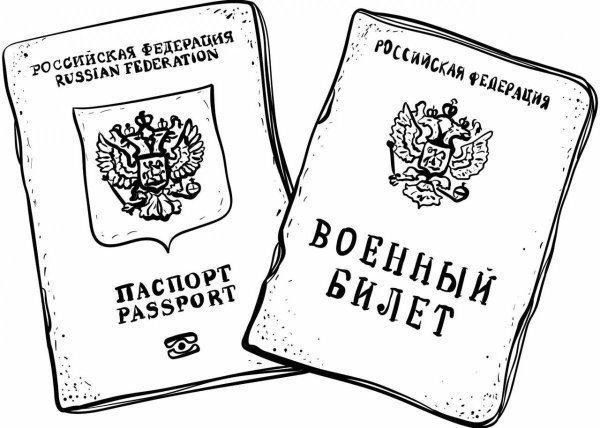 Нарисованный паспорт