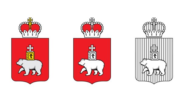 Флаг и герб Перми и Пермского края