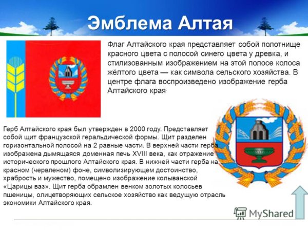 Герб и флаг Алтайского края описание и значение