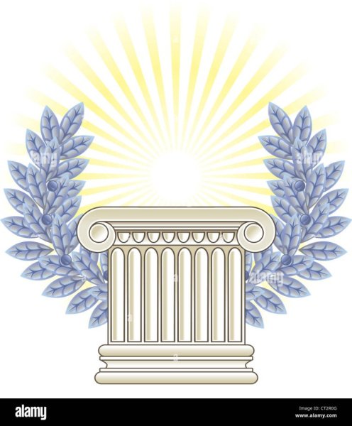 Греческая колонна герб