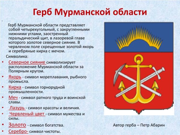 Герб и флаг Мурманской области