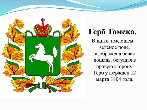 Герб Томска 1804 года