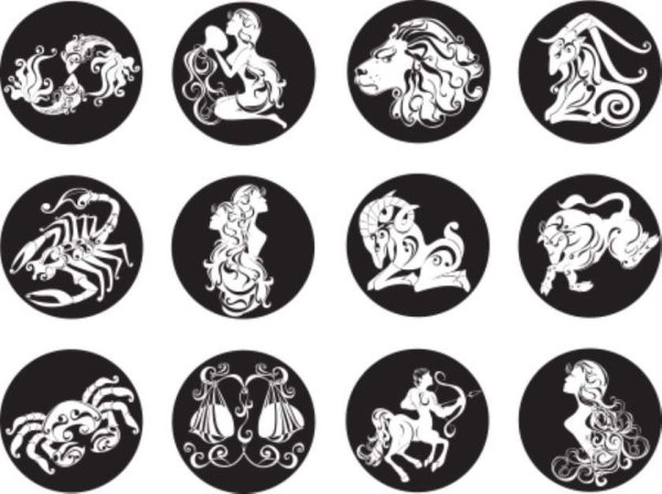 Трафареты знаки зодиака символы (48 фото)
