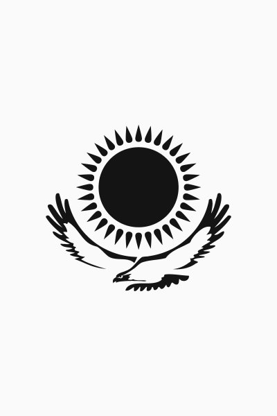 Беркут на флаге Казахстана