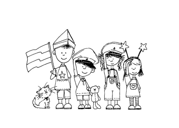 Патриотические раскраски