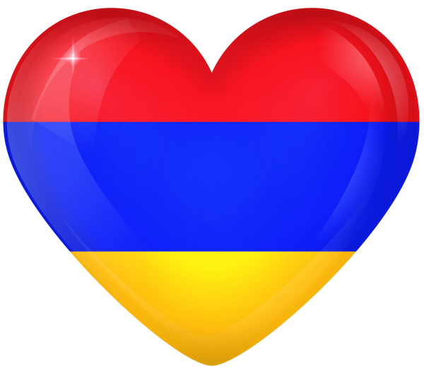 Флаг Армении сердце