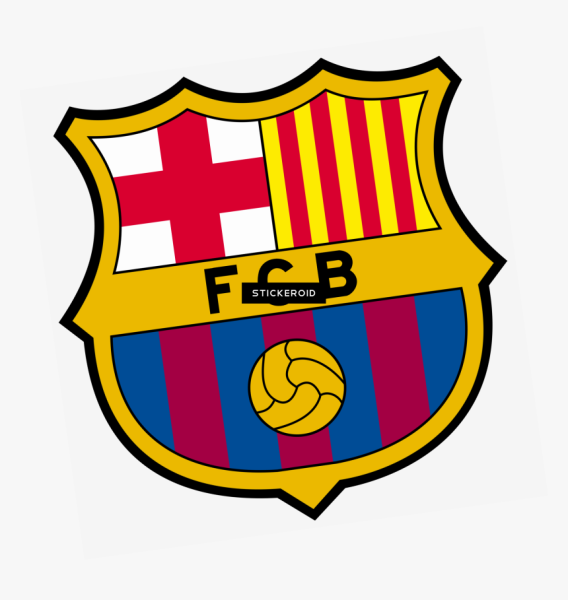 Неоновый логотип Барселоны
