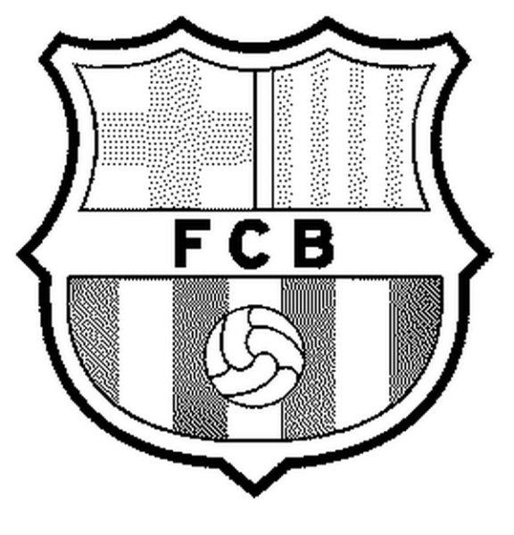Раскраска ФК Барселона