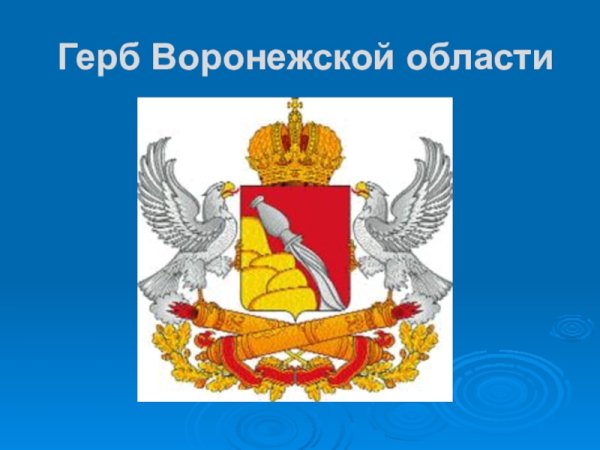 Герб и флаг Воронежа и Воронежской области