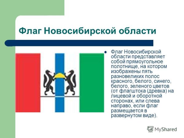Герб и флаг Новосибирской области