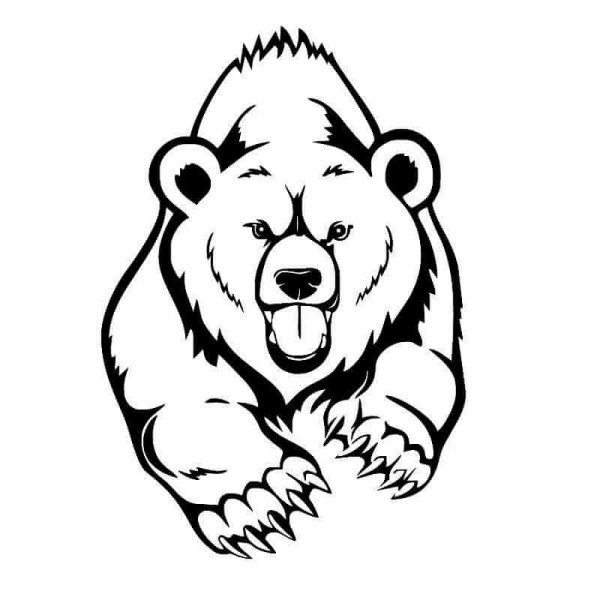 Трафареты флаг россии с медведем (39 фото)