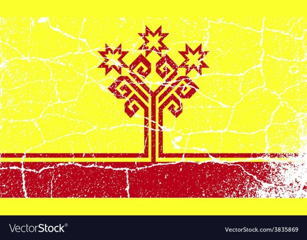 Векторное Чувашский флаг