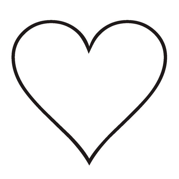 Таблички-сердце. Портрет двойной, черно-белый без надписи — Фото для Вас - Мир Фото