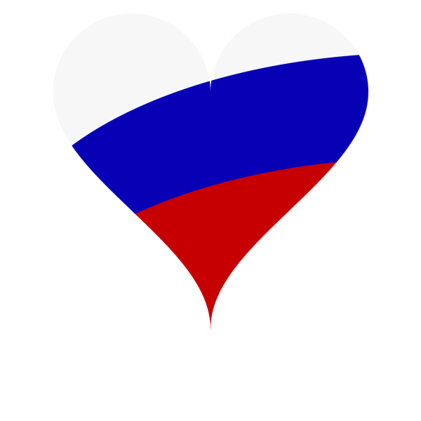 Флаг России сердце