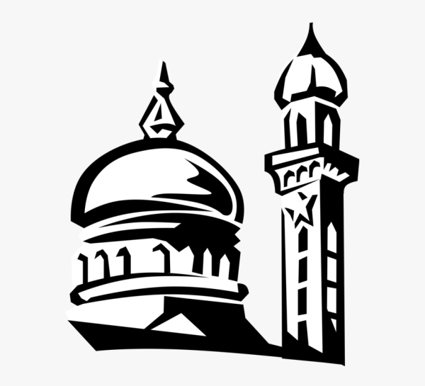 Минарет мечети вектор