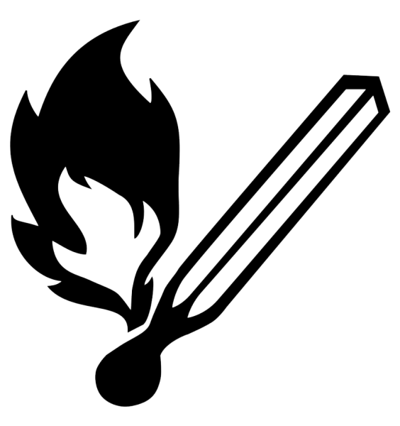 Знак спичка