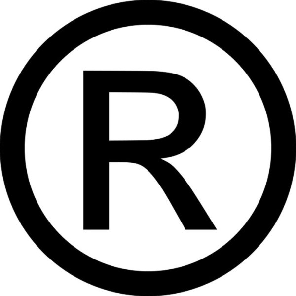 Знак r в круге