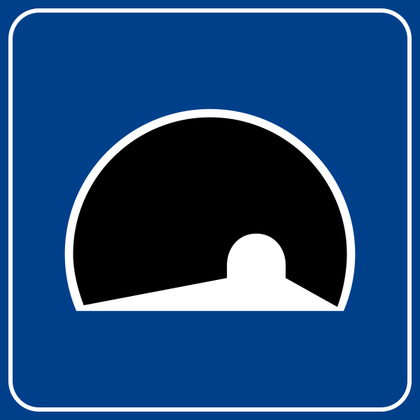 Знак тоннель