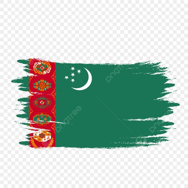 Флаг Республики Туркменистан