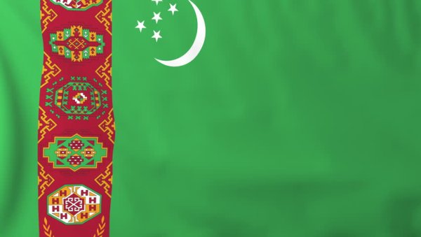 Туркменистан флаг 4k